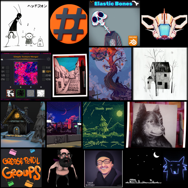 A mix of my work